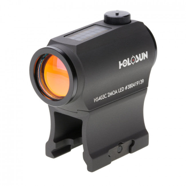 Holosun HS403C - CLASSIC MICRO REFLEX SIGHT - DOT/SOLAR PANEL w/ SHAKE AWAKE